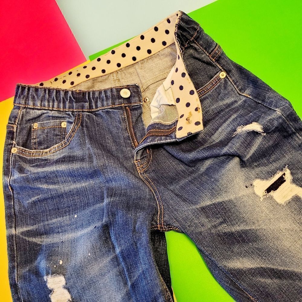 2/$20 Vintage 90s high waisted blue jeans pants